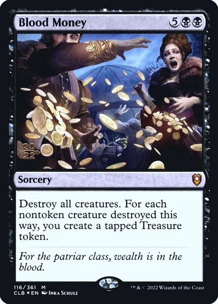 Argent du sang, carte Magic PCLB 116s — extension Battle for Baldur's Gate Promos