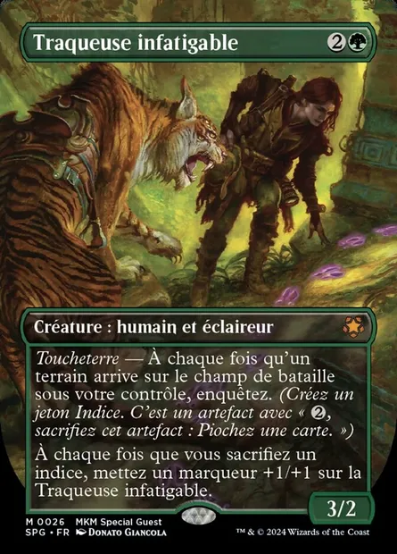 Traqueuse infatigable, carte Magic SPG 26 — extension Special Guests