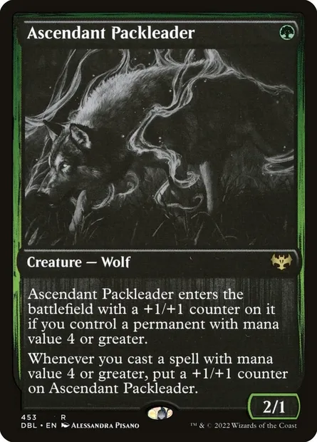 Ascendant Packleader, Magic card DBL 453 — Innistrad: Double Feature set