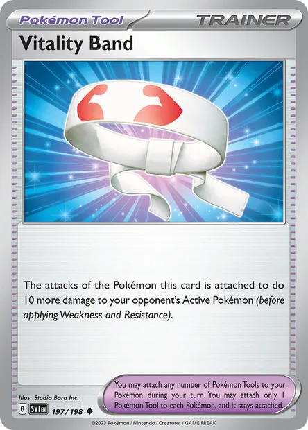 Vitality Band, Pokémon card SVI 197 — Scarlet & Violet set
