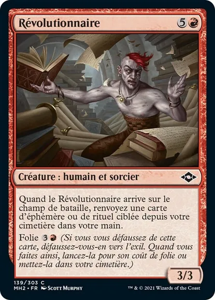 Révolutionnaire, carte Magic MH2 139 — extension Horizons du Modern 2