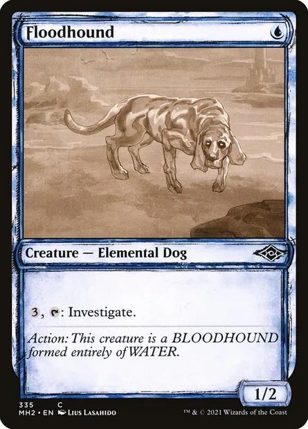 Floodhound, Magic card MH2 335 — Modern Horizons 2 set