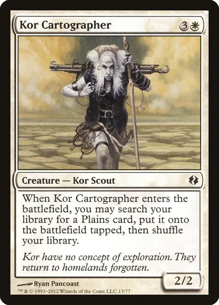 Kor Cartographer, Magic card DDI 13 — Duel Decks: Venser vs. Koth set