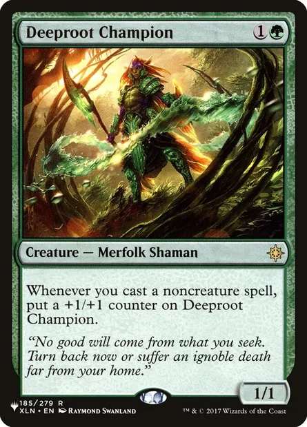 Deeproot Champion, Magic card PLST XLN-185 — The List set