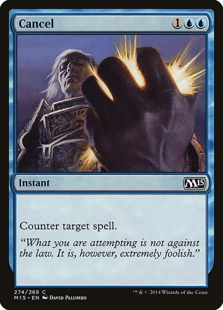 Cancel, Magic card M15 274 — Magic 2015 set
