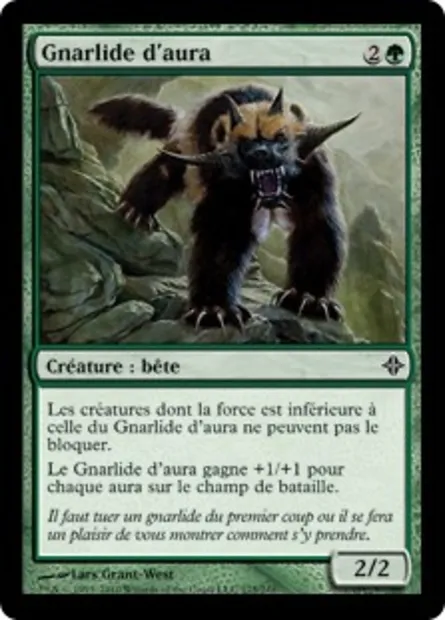 Gnarlide d'aura, carte Magic ROE 175 — extension L'ascension des Eldrazi