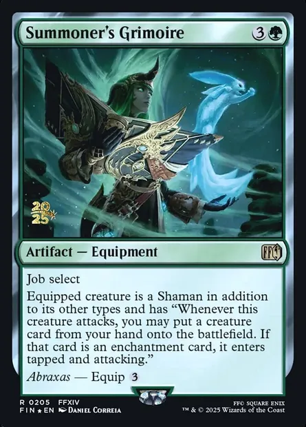 Summoner's Grimoire, Magic card PFIN 205s — Final Fantasy Promos set