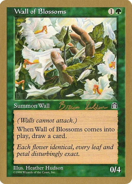 Mur de fleurs, carte Magic WC98 bs125 — extension World Championship Decks 1998