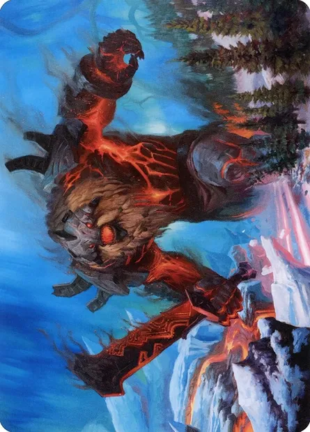 Quakebringer // Quakebringer, carte Magic AKHM 37 — extension Kaldheim Art Series