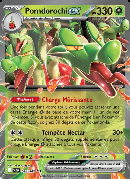 Pomdorochi-ex, carte Pokémon SCR 014 — extension Couronne Stellaire