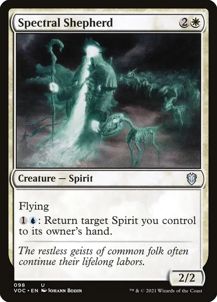 Spectral Shepherd, Magic card VOC 98 — Crimson Vow Commander set