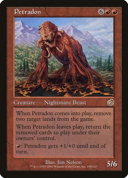 Petradon, Magic card TOR 108 — Torment set