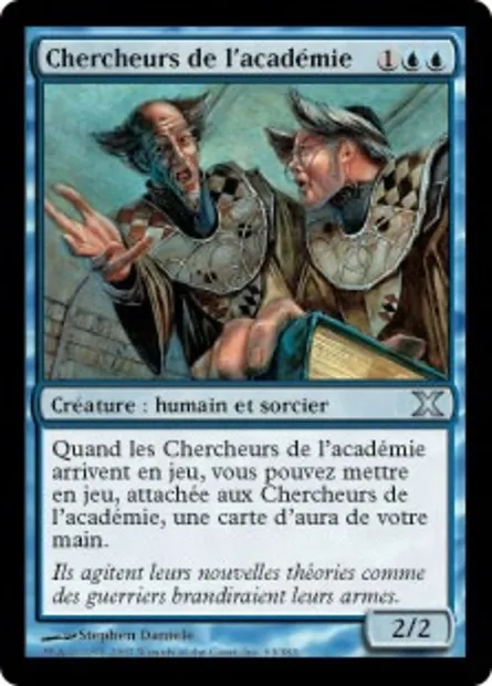 Chercheurs de l'académie, carte Magic 10E 63 — extension Dixième édition