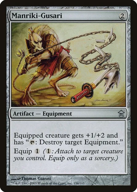 Manriki-Gusari, Magic card SOK 156 — Saviors of Kamigawa set