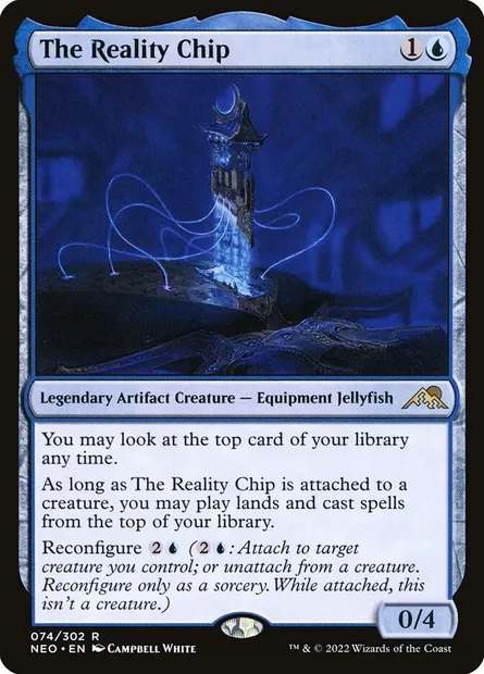 The Reality Chip, Magic card NEO 74 — Kamigawa: Neon Dynasty set