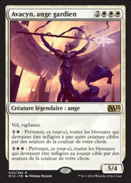 Avacyn, ange gardien, carte Magic M15 3 — extension Magic 2015