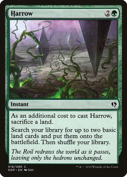 Harrow, Magic card DDP 16 — Duel Decks: Zendikar vs. Eldrazi set