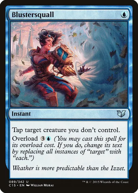 Blustersquall, Magic card C15 89 — Commander 2015 set