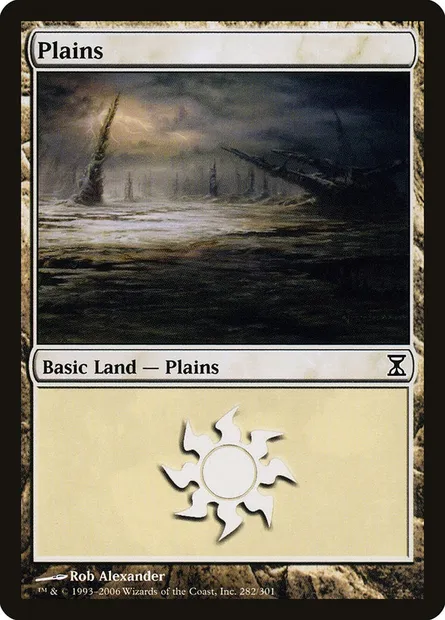 Plaine, carte Magic TSP 282 — extension Spirale Temporelle