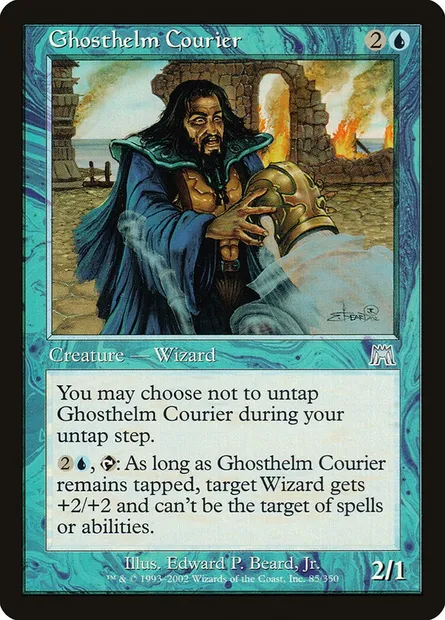 Ghosthelm Courier, Magic card ONS 85 — Onslaught set