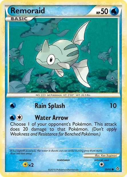 Remoraid, Pokémon card UL 59 — Unleashed set
