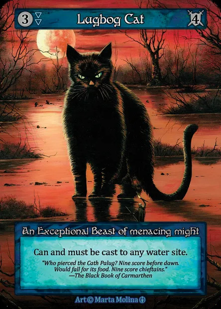 Lugbog Cat, Sorcery card ATH 040 — Arthurian Legends set