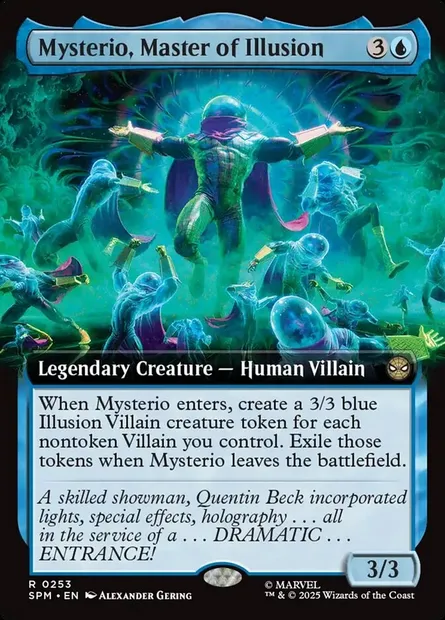Mysterio, Master of Illusion, Magic card SPM 253 — Marvel's Spider-Man set