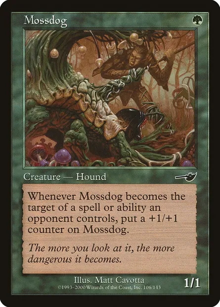 Mossdog, Magic card NEM 106 — Nemesis set