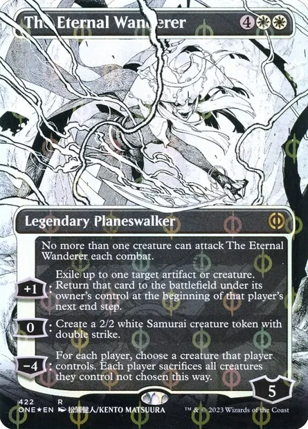 L'éternelle Vagabonde, carte Magic ONE 422 — extension Tous Phyrexians