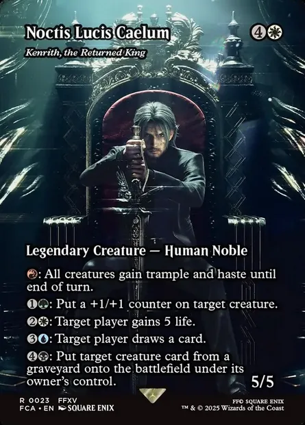 Kenrith, the Returned King, Magic card FCA 23 — Final Fantasy: Through the Ages set