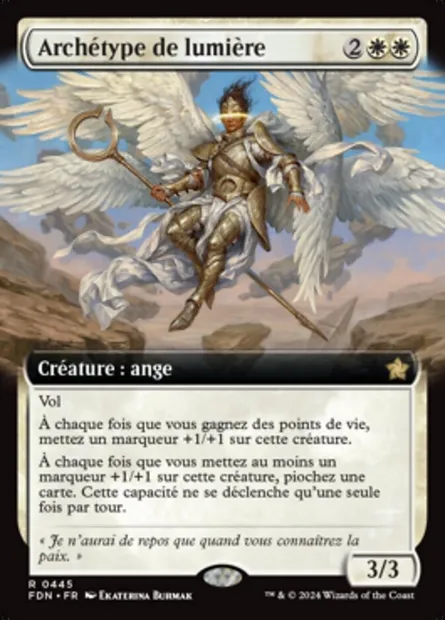 Archétype de lumière, carte Magic FDN 445 — extension Foundations