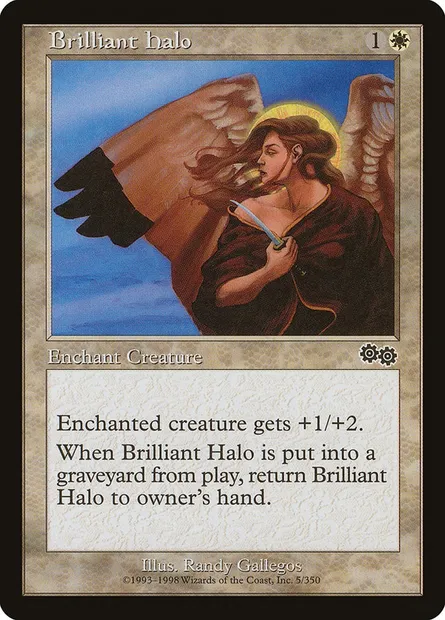 Auréole, carte Magic USG 5 — extension Epopée d'Urza