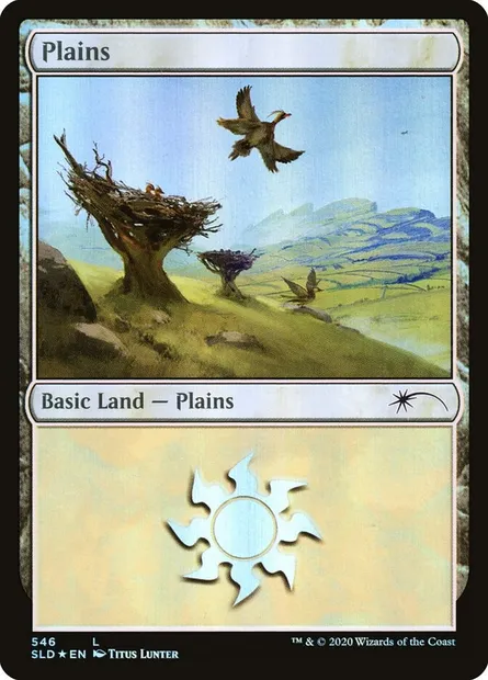 Plains, Magic card SLD 546 — Secret Lair Drop set