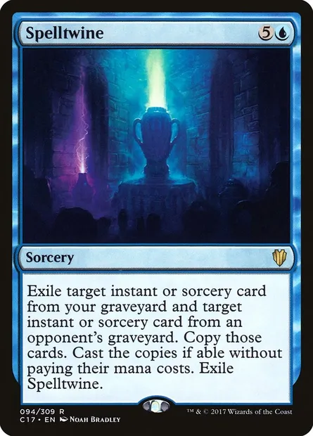 Spelltwine, Magic card C17 94 — Commander 2017 set