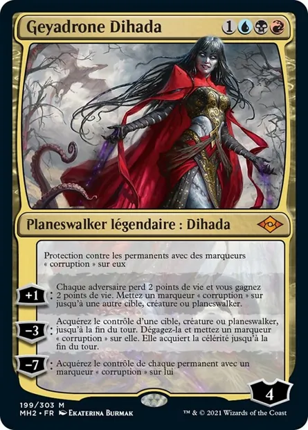 Geyadrone Dihada, carte Magic MH2 199 — extension Horizons du Modern 2