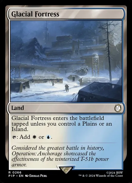 Glacial Fortress, Magic card PIP 266 — Fallout set