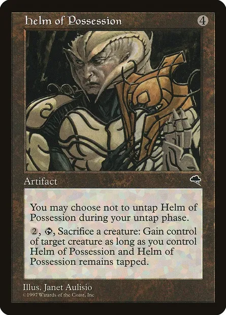 Helm of Possession, Magic card TMP 291 — Tempest set