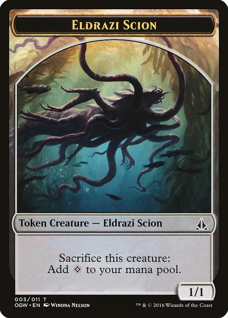 Eldrazi Scion, Magic card TOGW 5 — Oath of the Gatewatch Tokens set