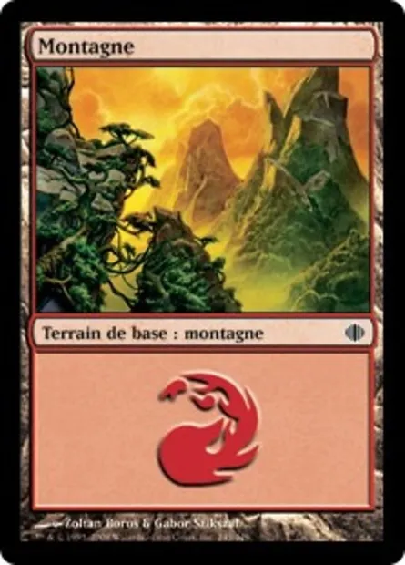 Montagne, carte Magic ALA 245 — extension Les éclats d'Alara