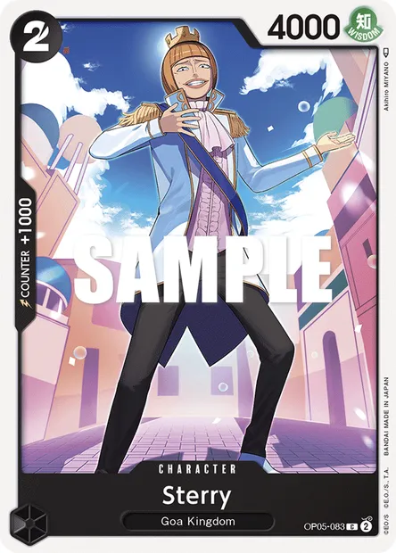 Sterry, One Piece card OP05-083 — AWAKENING OF THE NEW ERA set