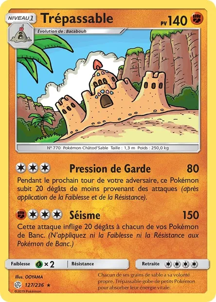 Trépassable, carte Pokémon CEC 127 — extension Éclipse Cosmique