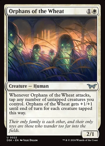 Orphans of the Wheat, Magic card DSK 22 — Duskmourn: House of Horror set