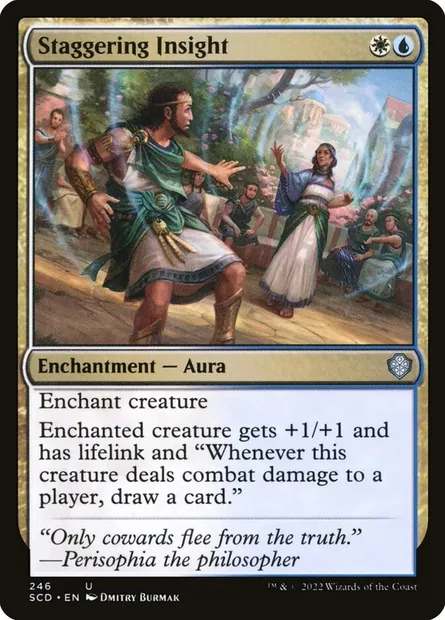 Staggering Insight, Magic card SCD 246 — Starter Commander Decks set