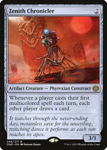 Zenith Chronicler, Magic card ONE 246 — Phyrexia: All Will Be One set