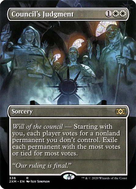 Council's Judgment, Magic card 2XM 336 — Double Masters set