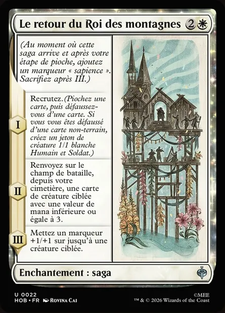 Le retour du Roi des montagnes, carte Magic HOB 22 — extension The Hobbit