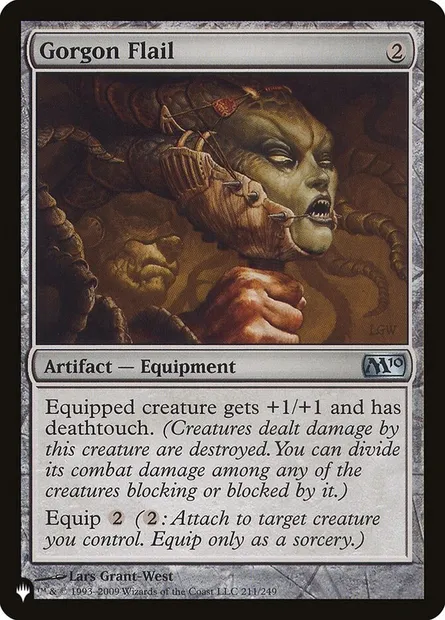 Gorgon Flail, Magic card PLST M10-211 — The List set