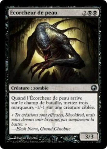 Écorcheur de peau, carte Magic SOM 78 — extension Cicatrices de Mirrodin