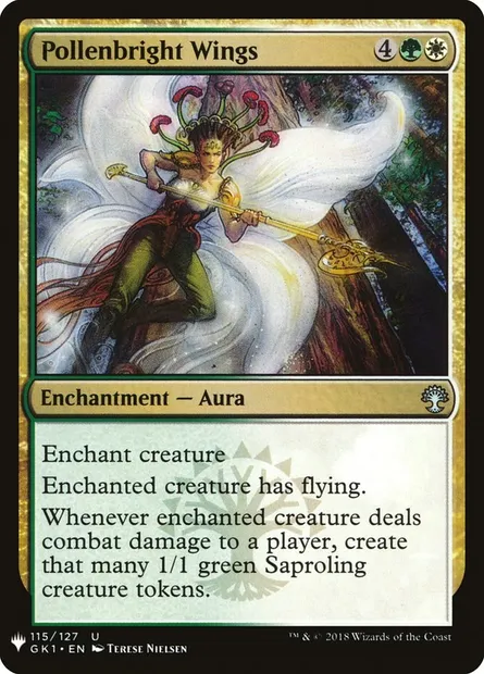 Ailes de clairpollen, carte Magic PLST GK1-115 — extension The List