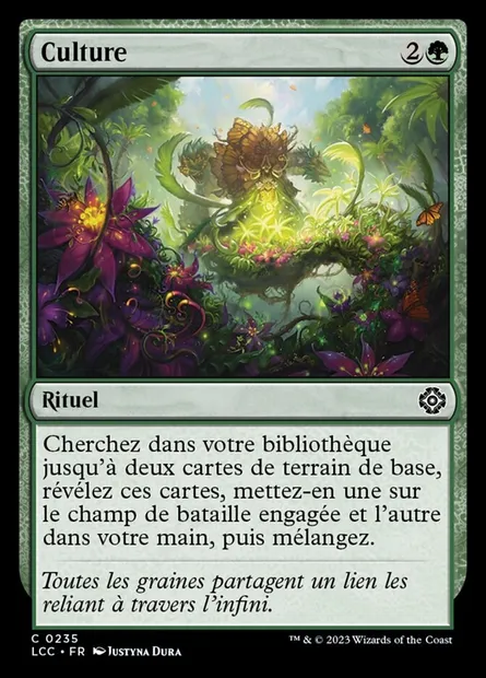 Culture, carte Magic LCC 235 — extension The Lost Caverns of Ixalan Commander